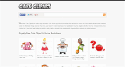 Desktop Screenshot of cafeclipart.com